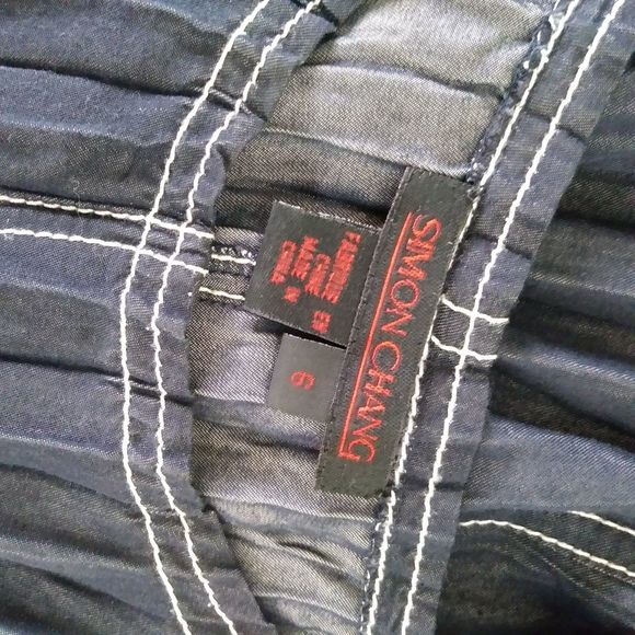 🌷Simon Chang Chambray jean zipper mini dress - Picture 6 of 8